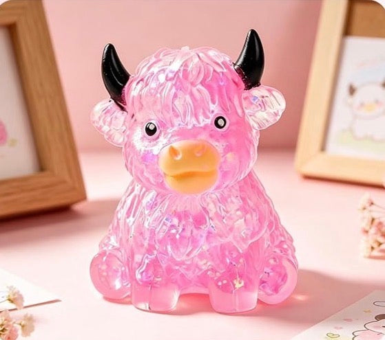 Glitter Highland Cow