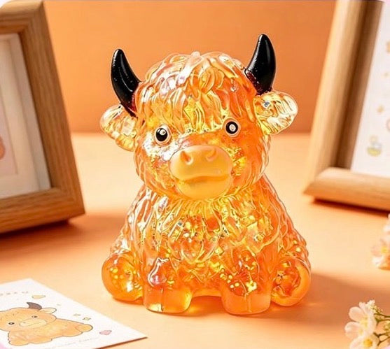 Glitter Highland Cow