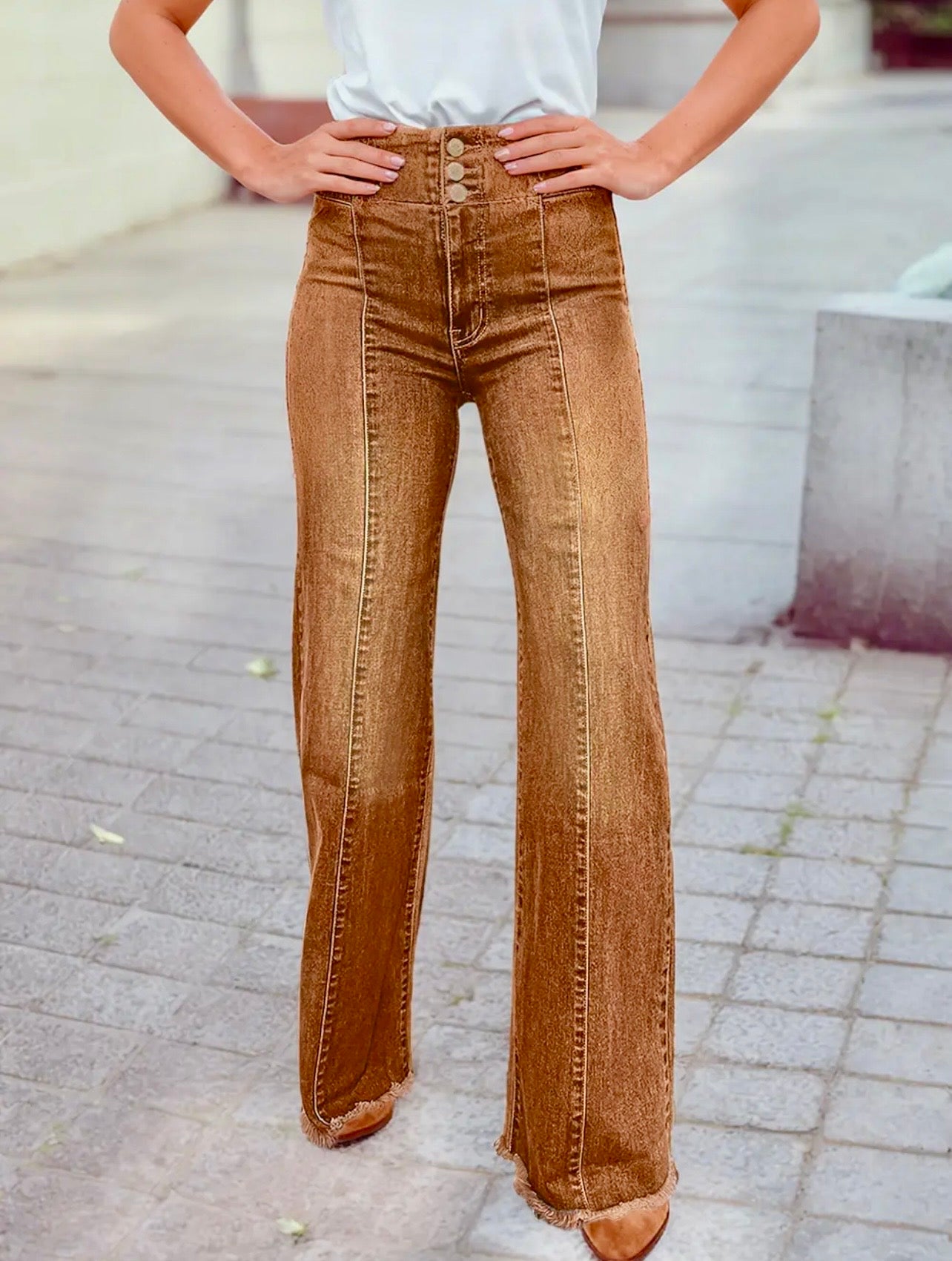 Retro Revival Flare Jeans