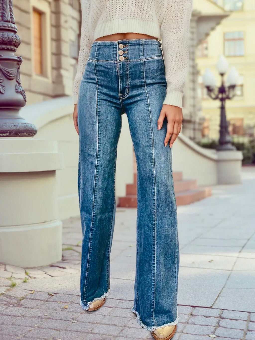 Retro Revival Flare Jeans