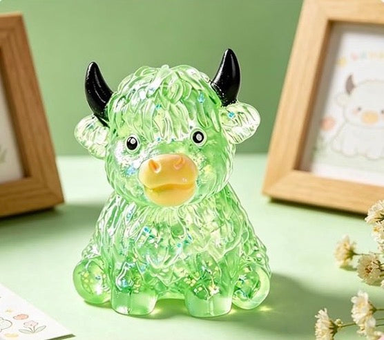 Glitter Highland Cow