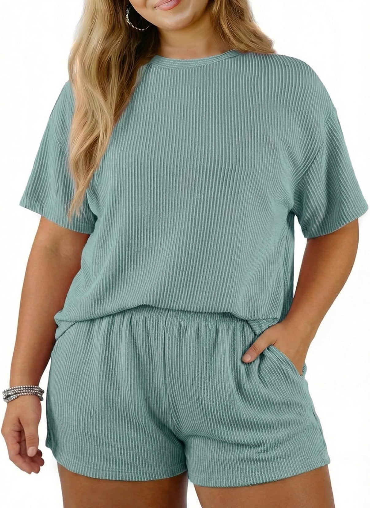 Curve Comfort Ribbed Lounge Set