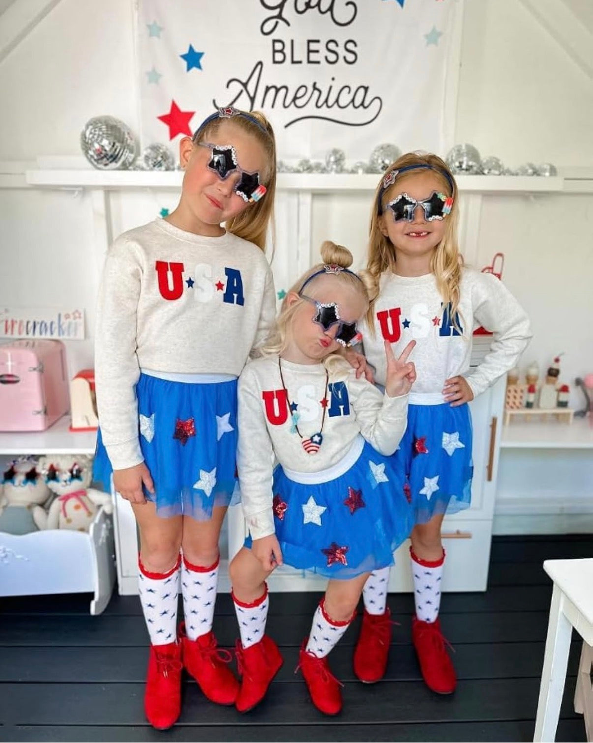 Little Miss America Tutu Set