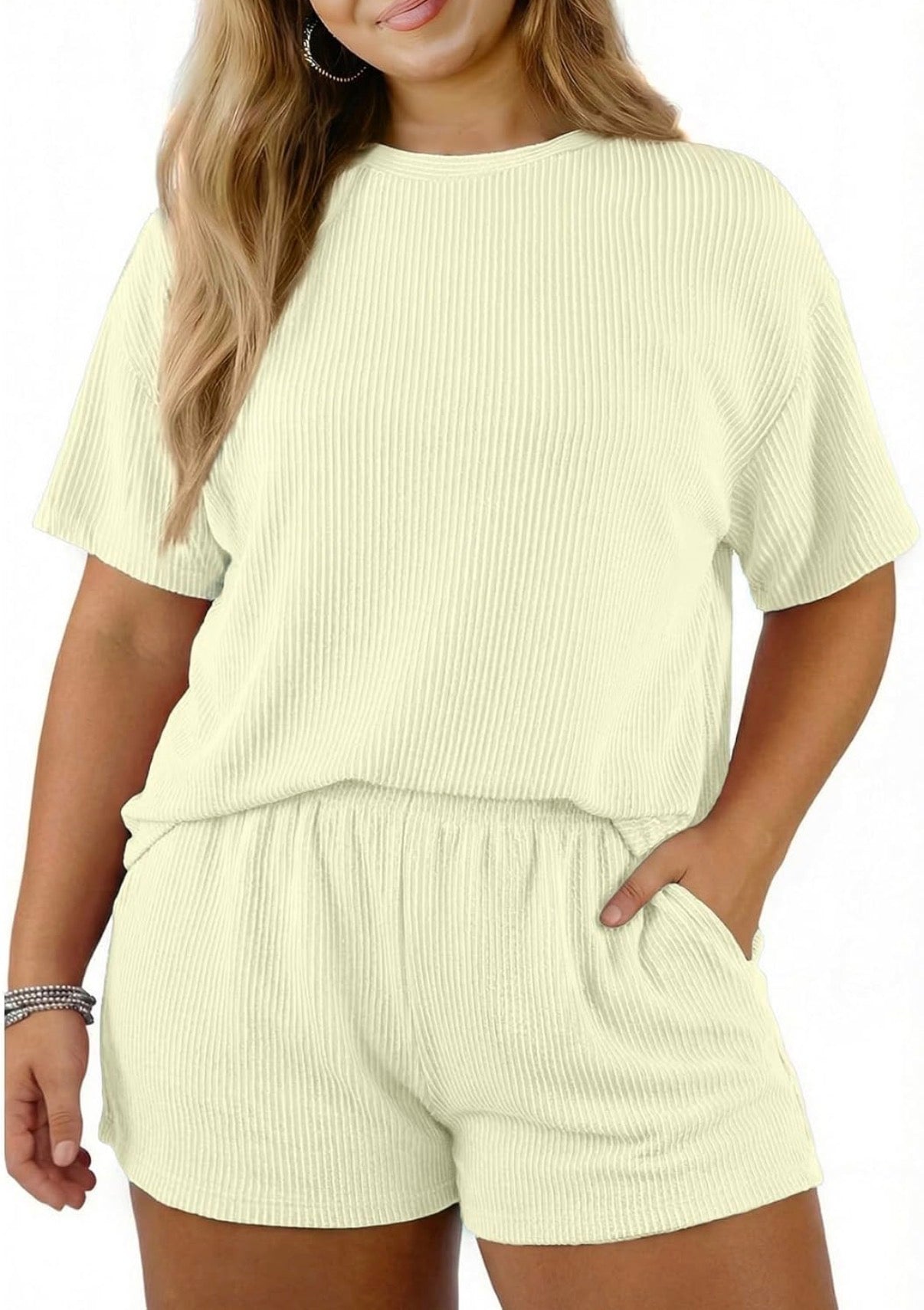 Curve Comfort Ribbed Lounge Set
