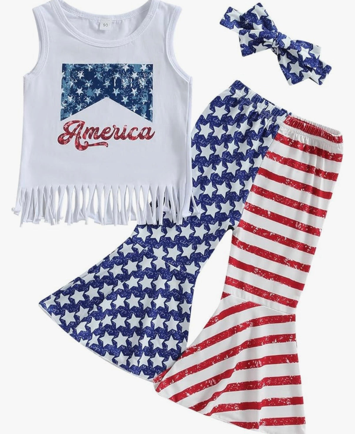 Stars & Stripes Bell Bottom Set