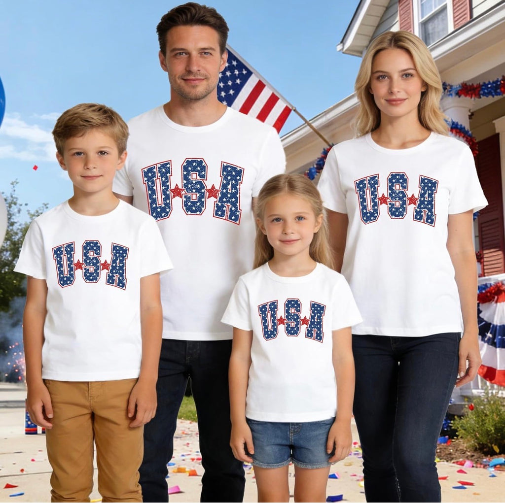 USA Family Matching Tee