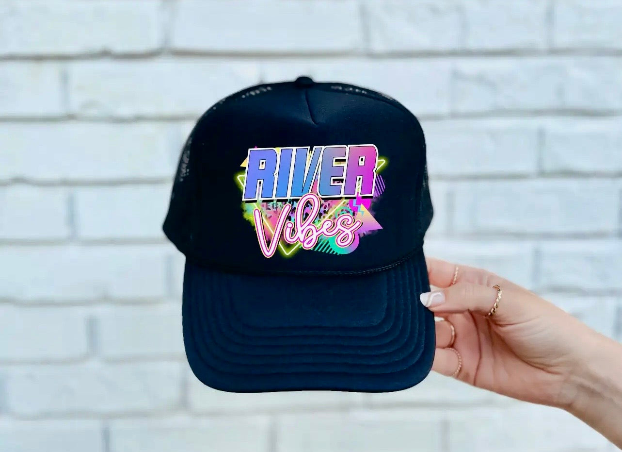 River Vibes Trucker Hat-90s Style