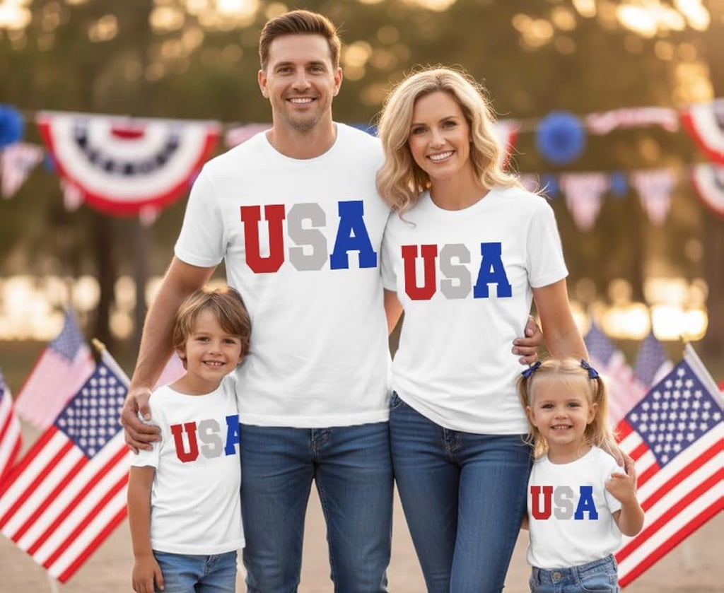USA Family Matching Tee