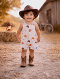 Little Cowboy Romper 🤠🤎