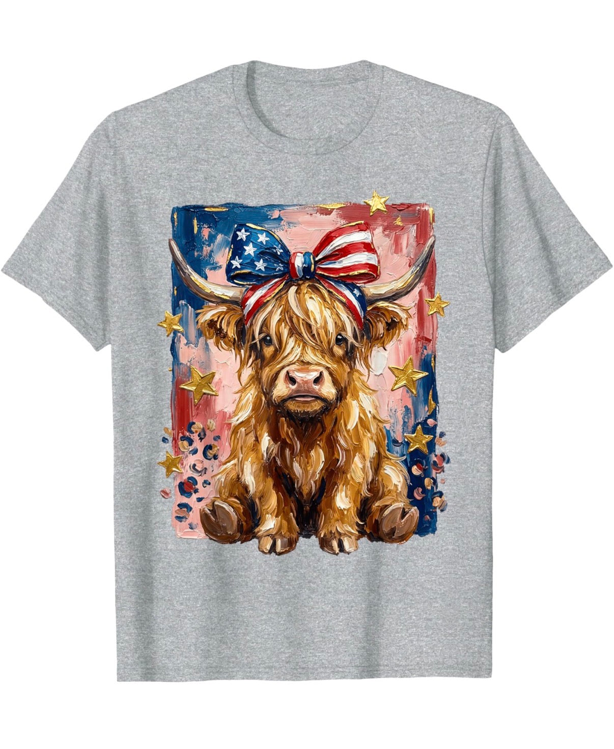 Stars, Stripes & Highland Vibes Tee