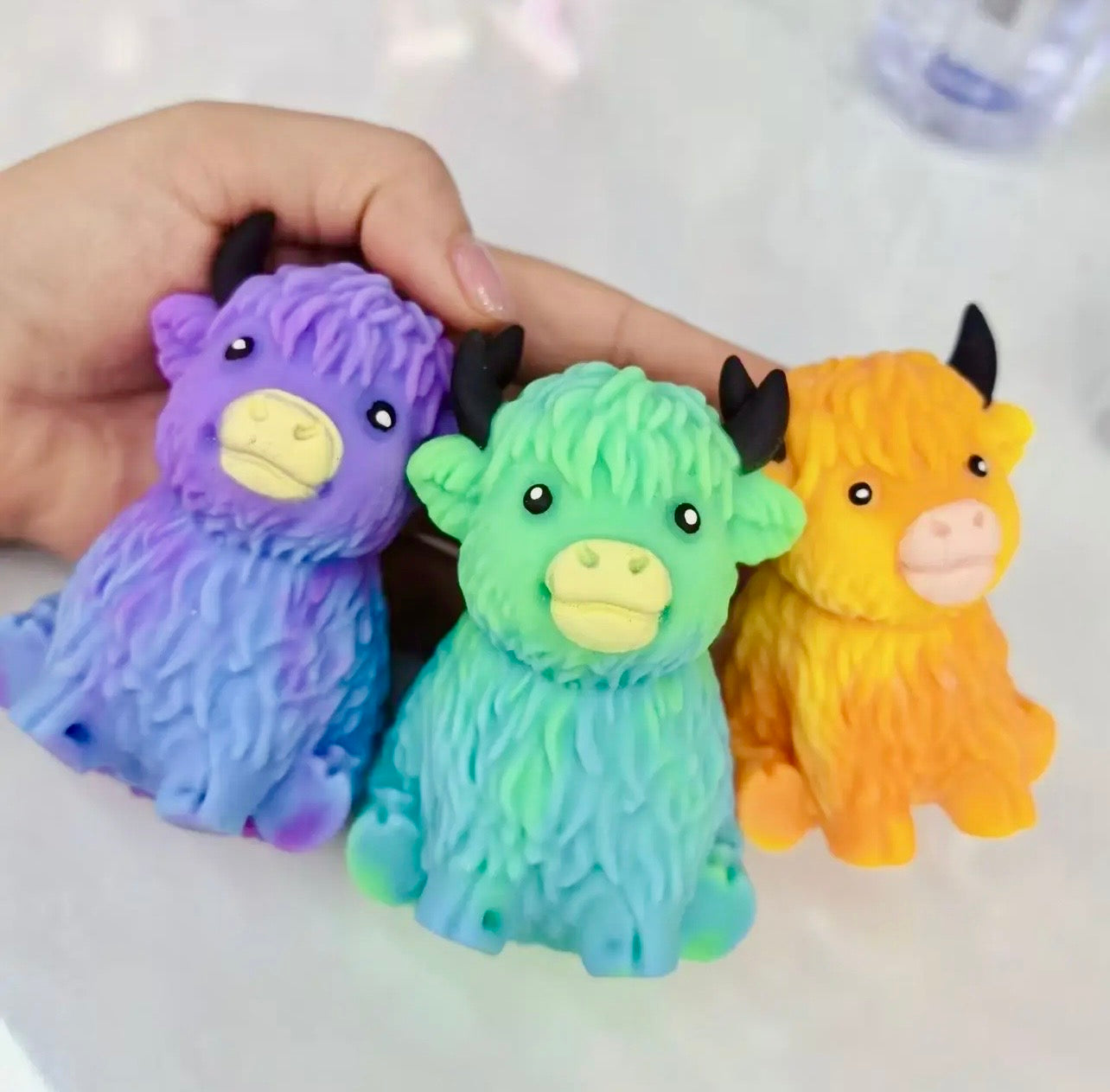 Highland Cow Squishy (Choose or Mystery Color)