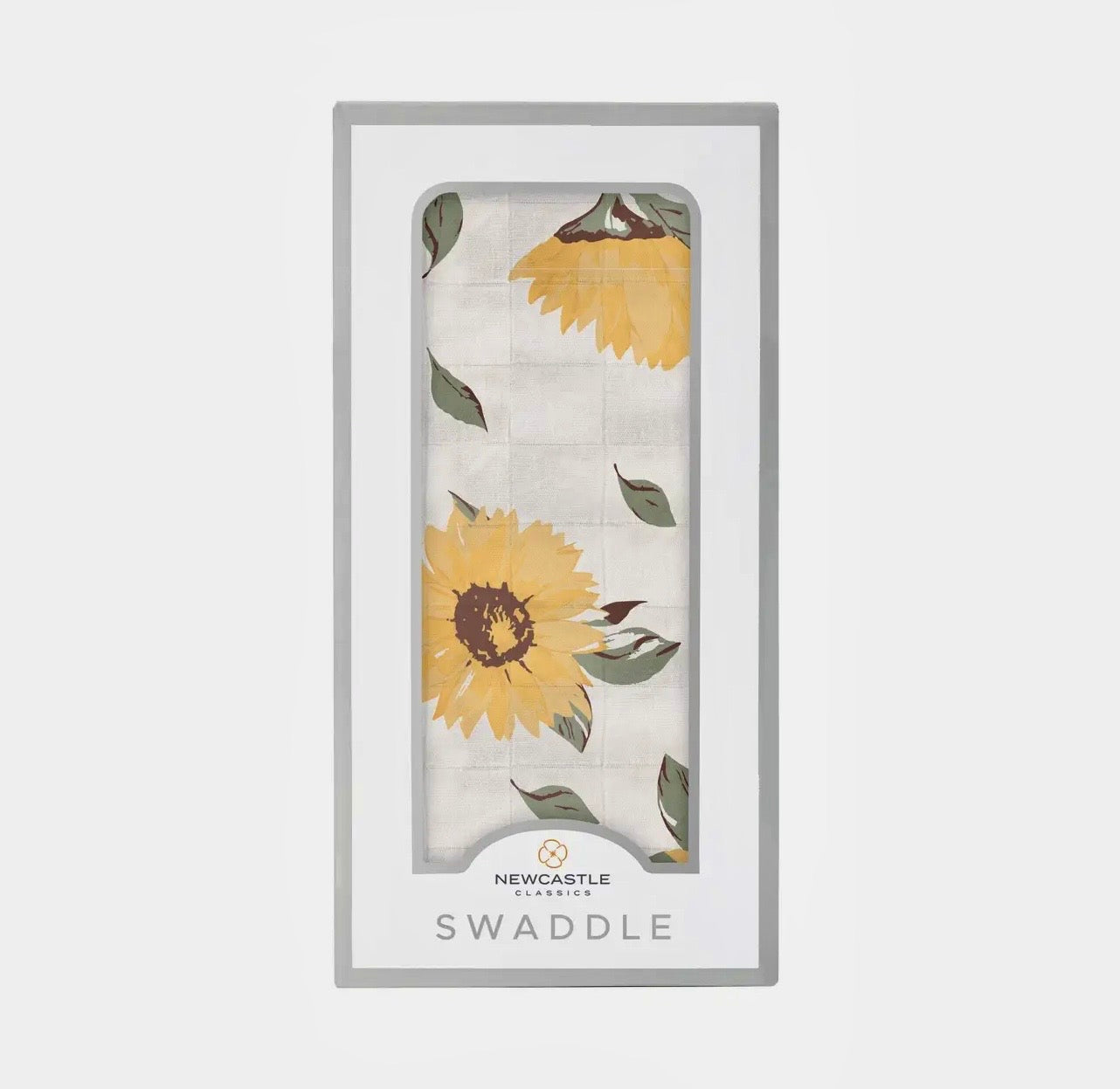 Sunflower Baby Swaddle Blanket 🌻 | Soft & Breathable Muslin Wrap