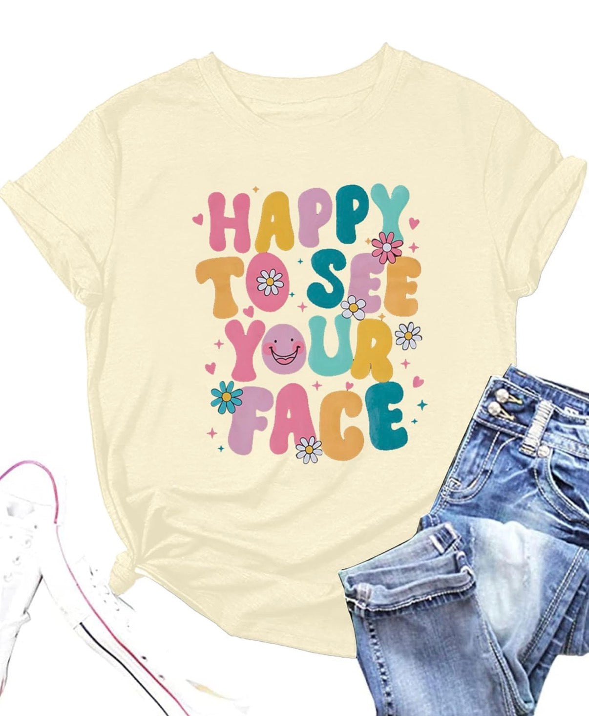 Happy to See Your Face Tee