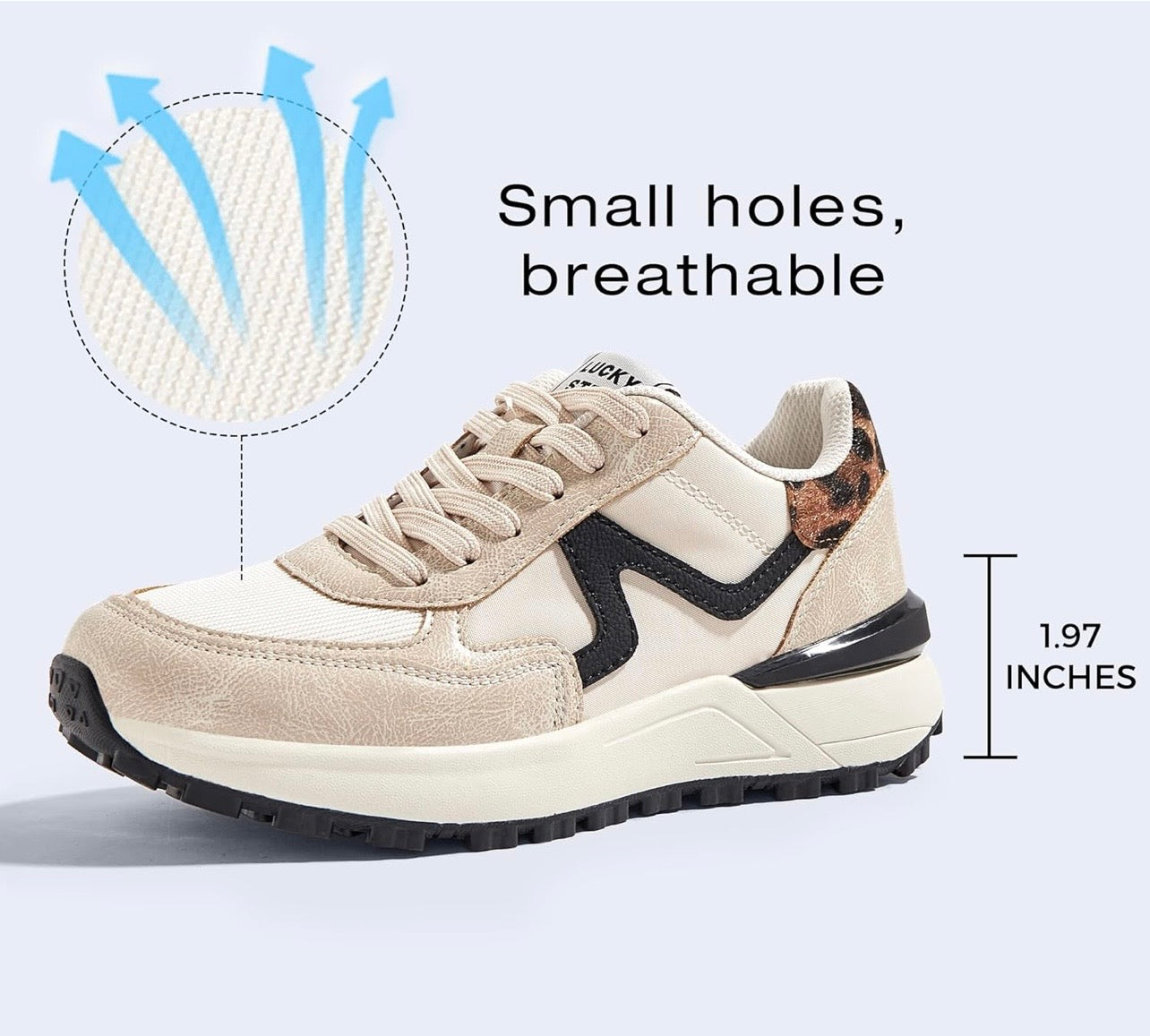 Sandstone Leopard Sneakers