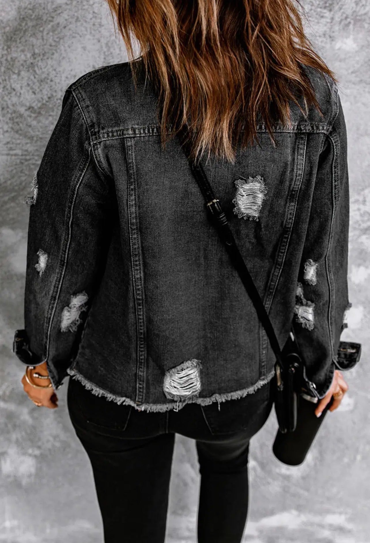 Wild Days Distressed Denim Jacket