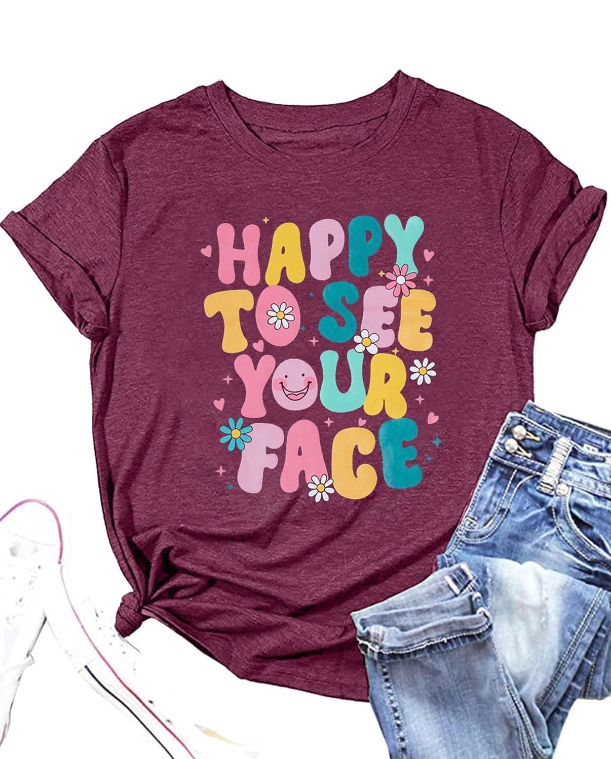 Happy to See Your Face Tee