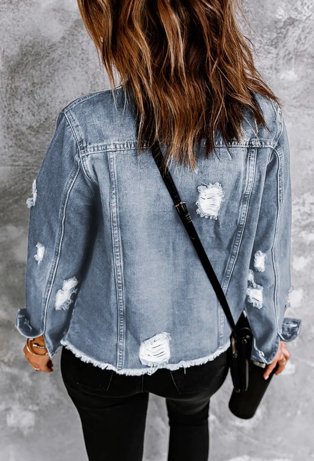 Wild Days Distressed Denim Jacket