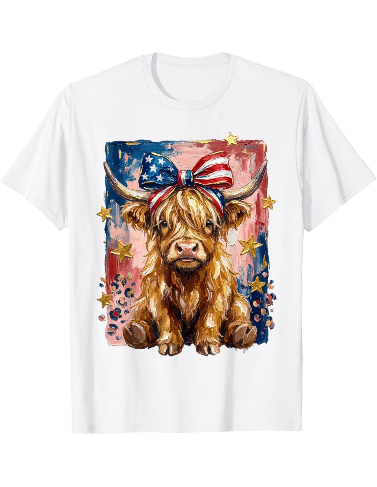 Stars, Stripes & Highland Vibes Tee