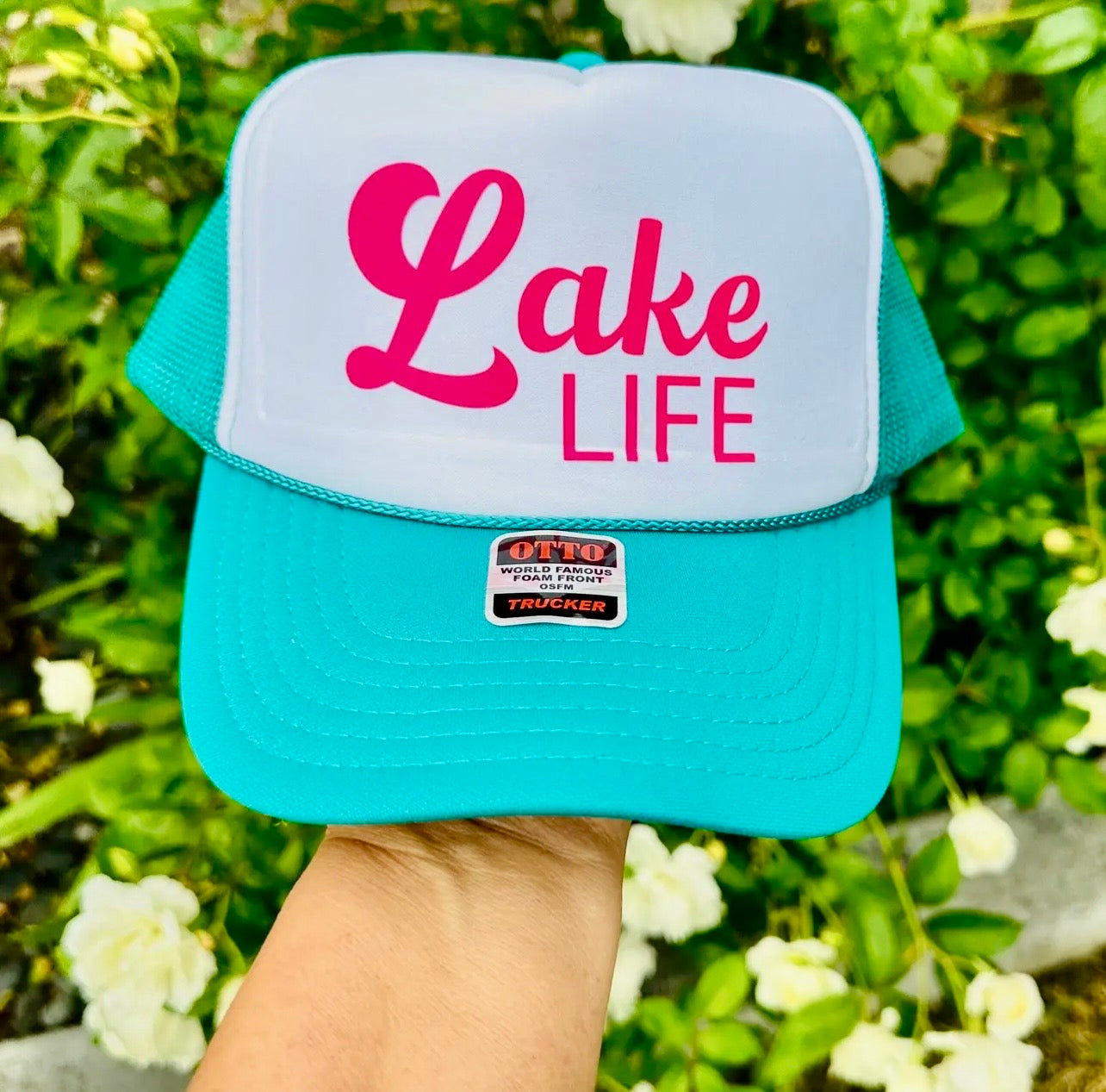 Lake Life/River Life Trucker Hat–Bright Summer Edition