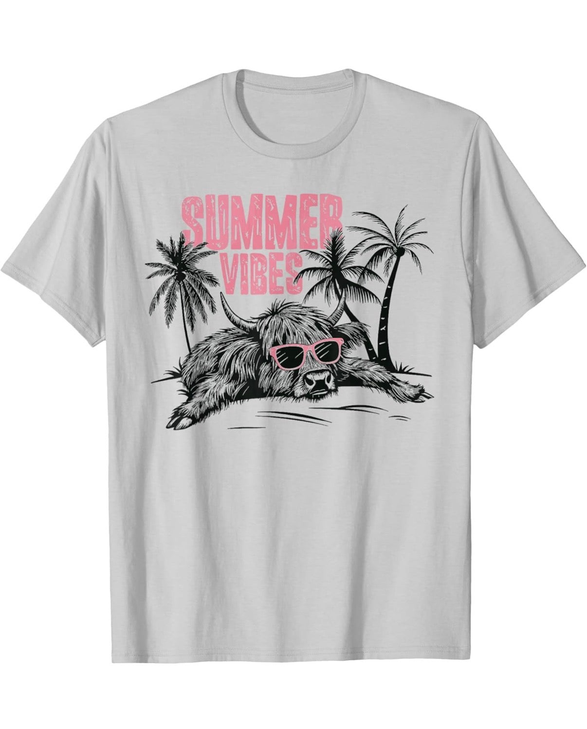 Tropic Like It’s Hot Highland Cow Tee