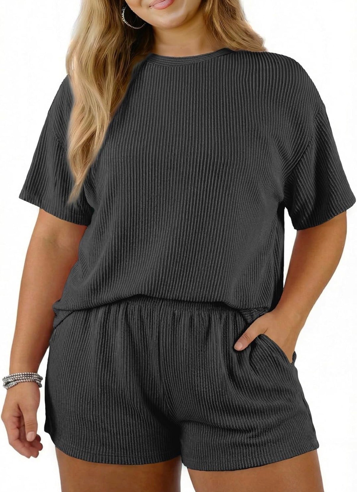 Curve Comfort Ribbed Lounge Set
