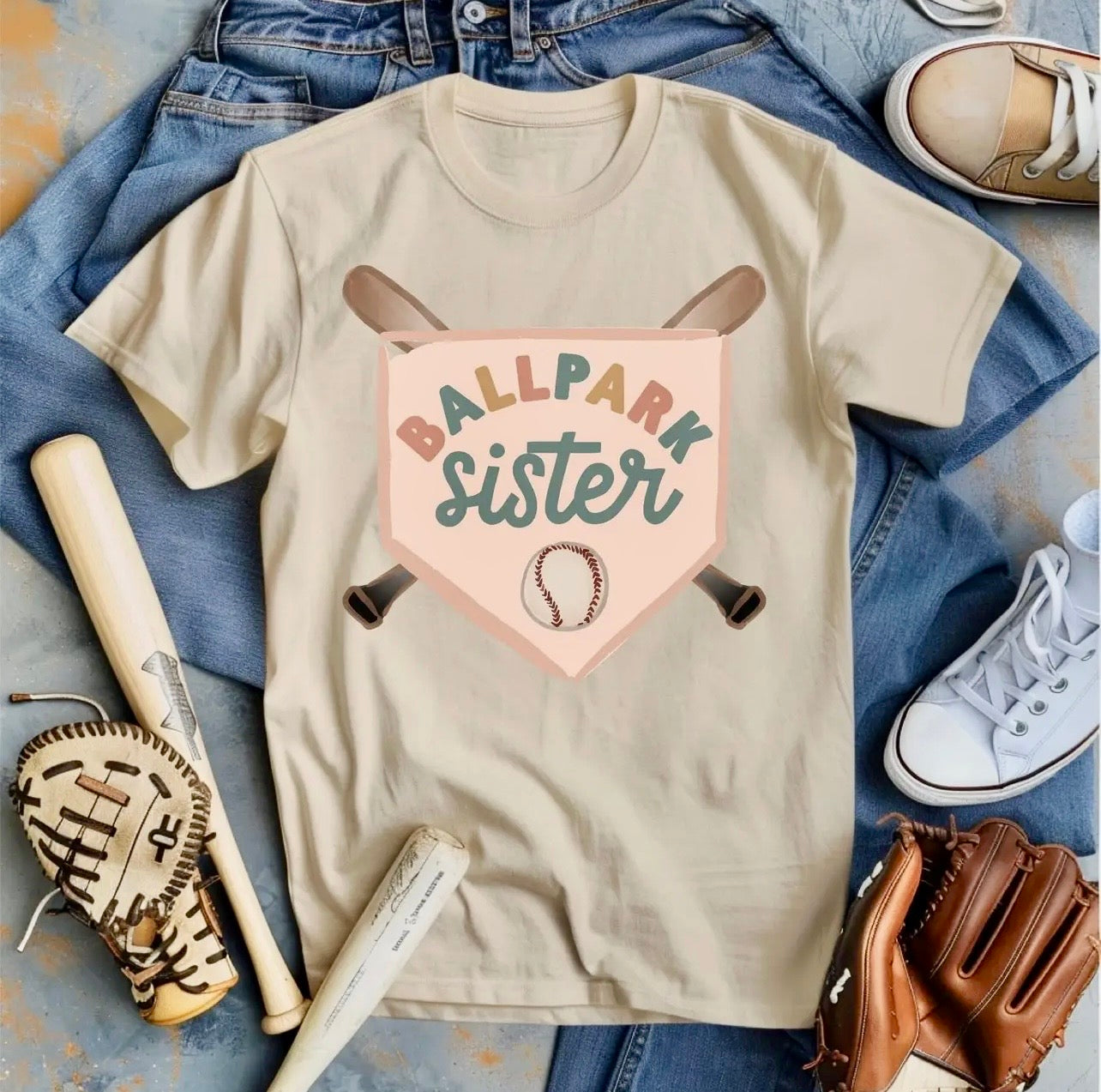 Ballpark Sister Tee ⚾️