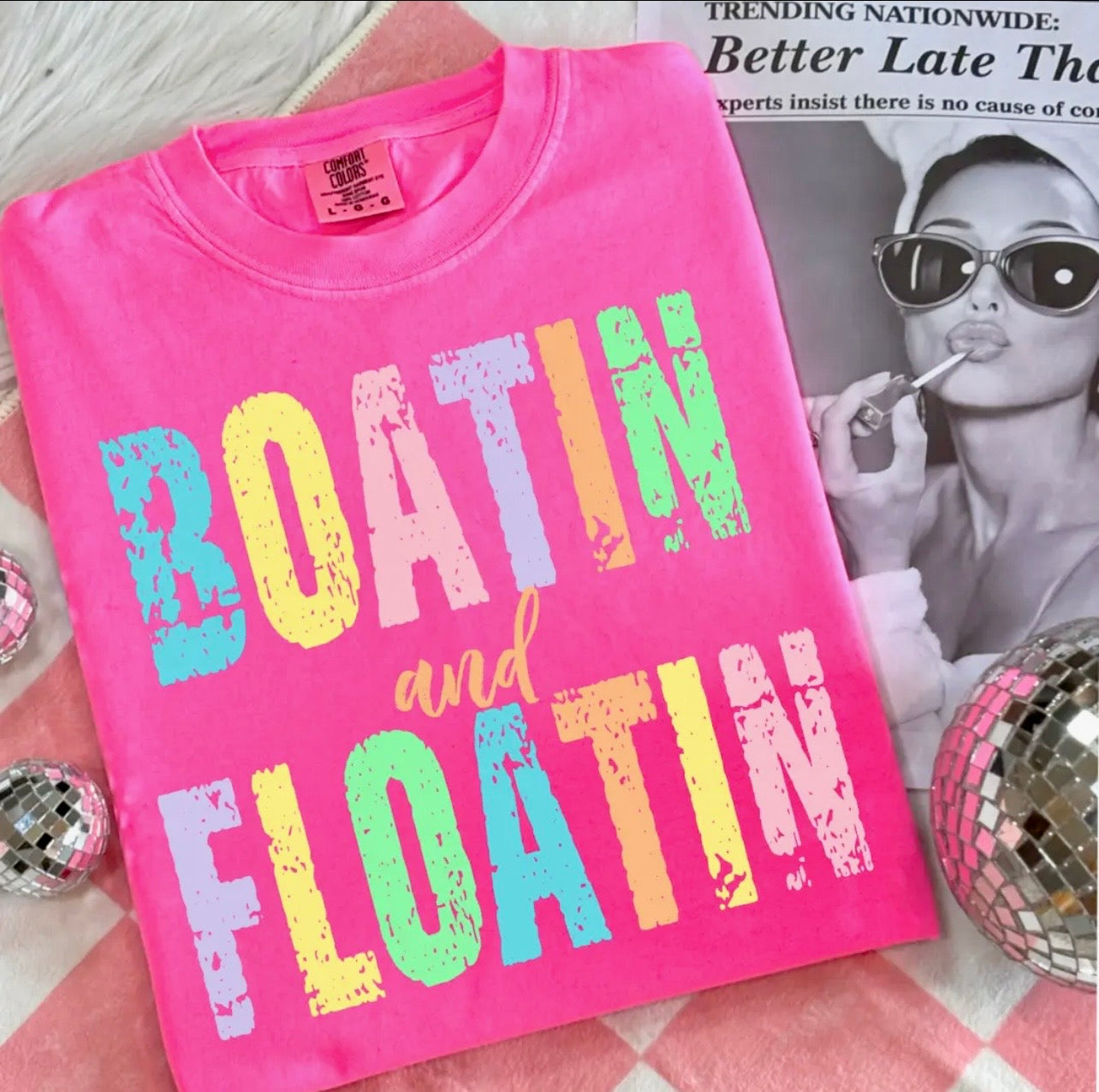 Boatin & Floatin Summer Tee