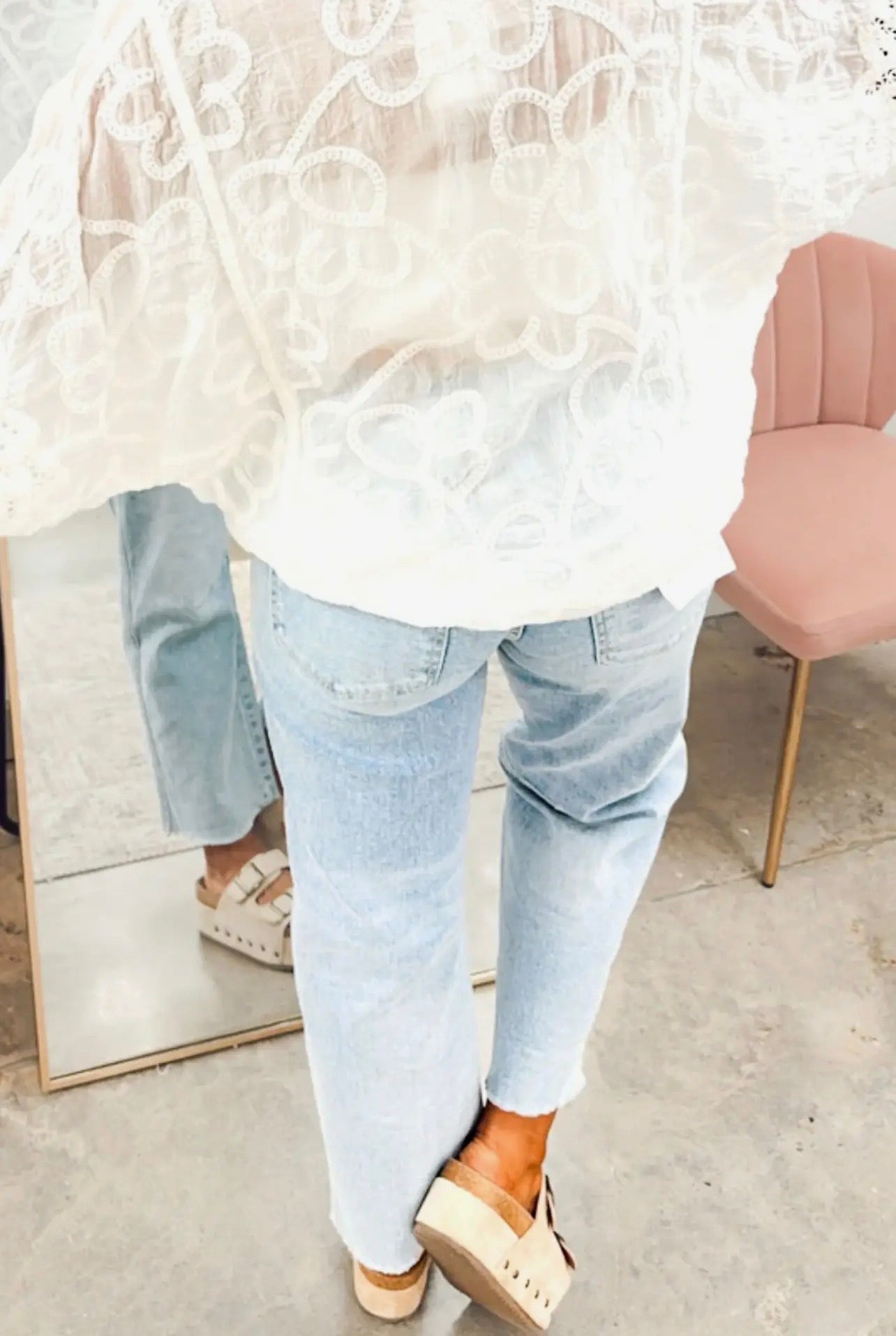 Easy Days Cropped Denim Jeans