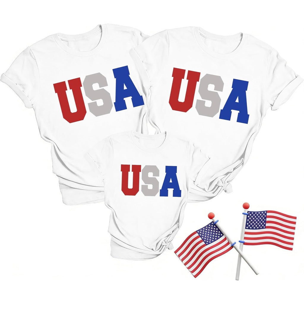 USA Family Matching Tee