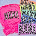 Checkered MAMA Graphic Tee
