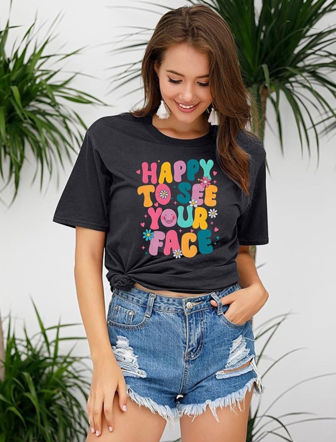 Happy to See Your Face Tee