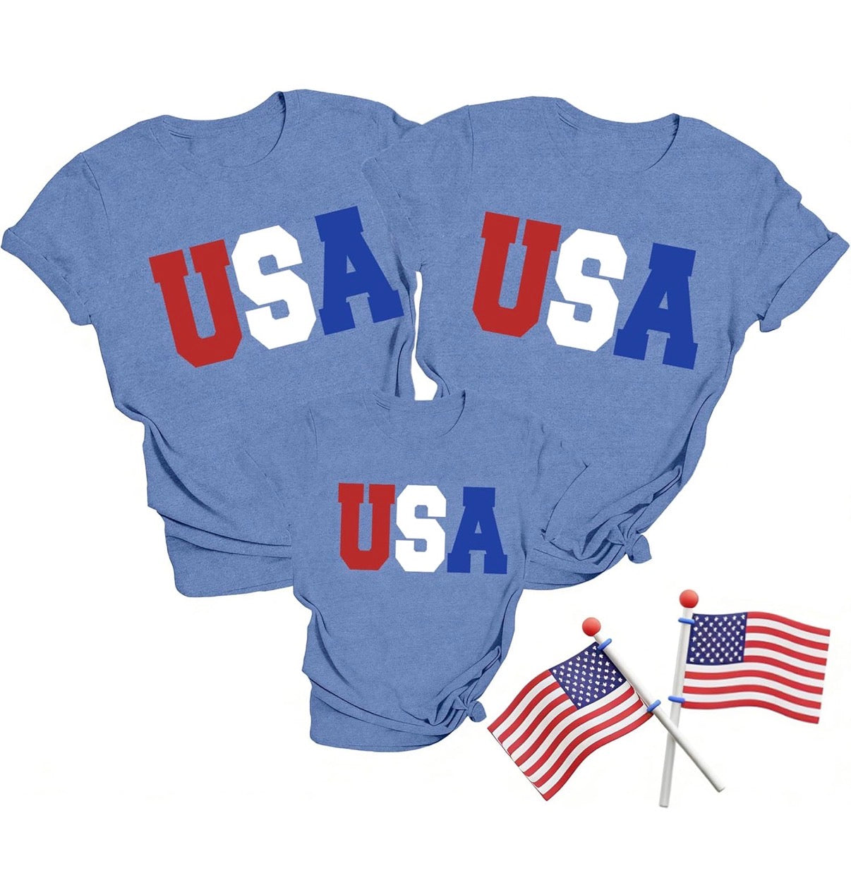 USA Family Matching Tee