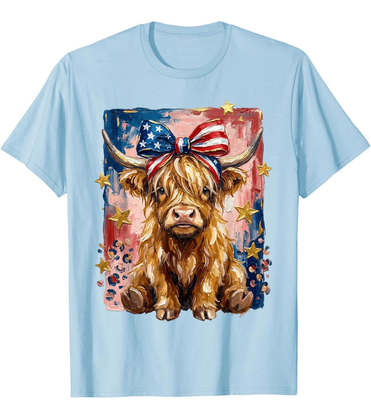 Stars, Stripes & Highland Vibes Tee