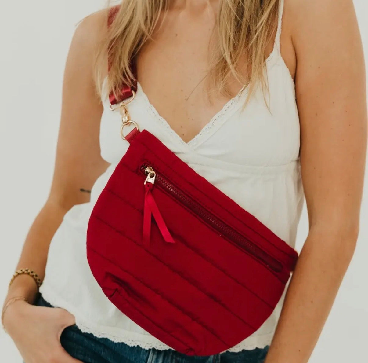 The Jolie Puffer Belt Bag