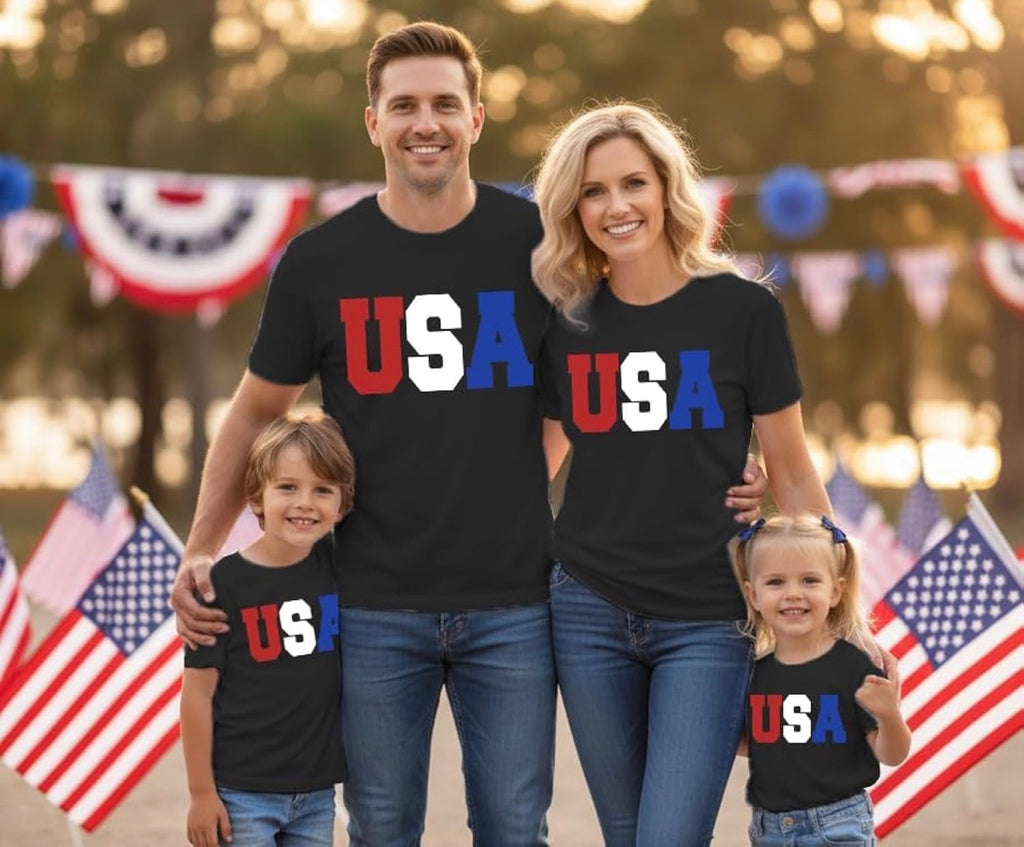 USA Family Matching Tee