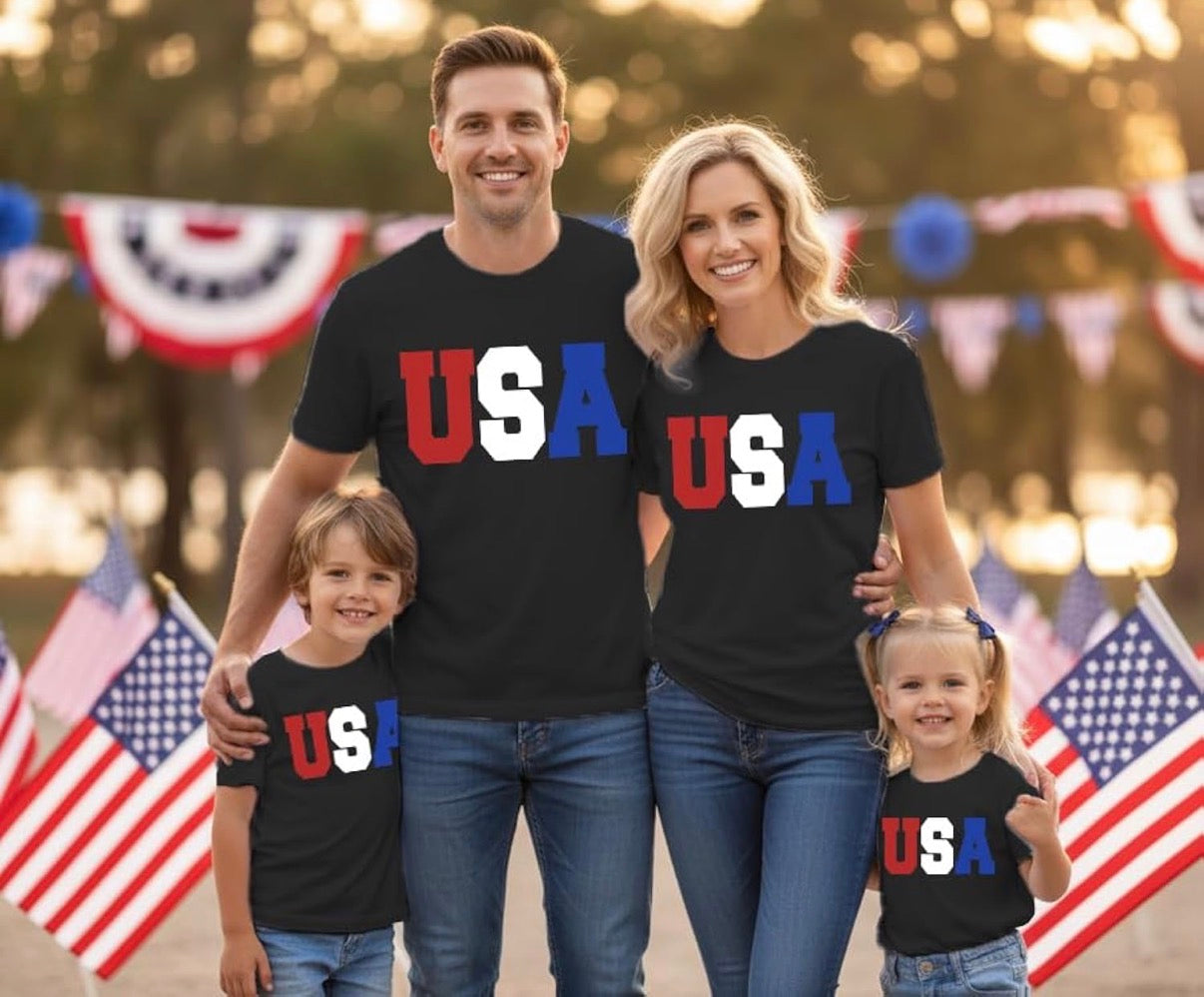 USA Family Matching Tee