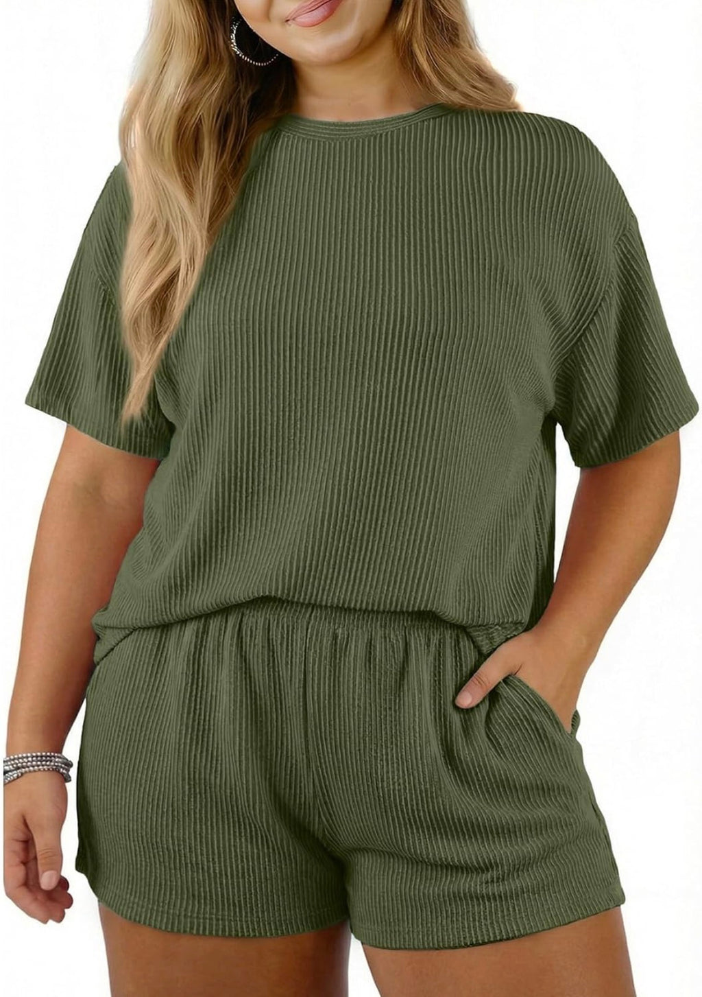 Curve Comfort Ribbed Lounge Set