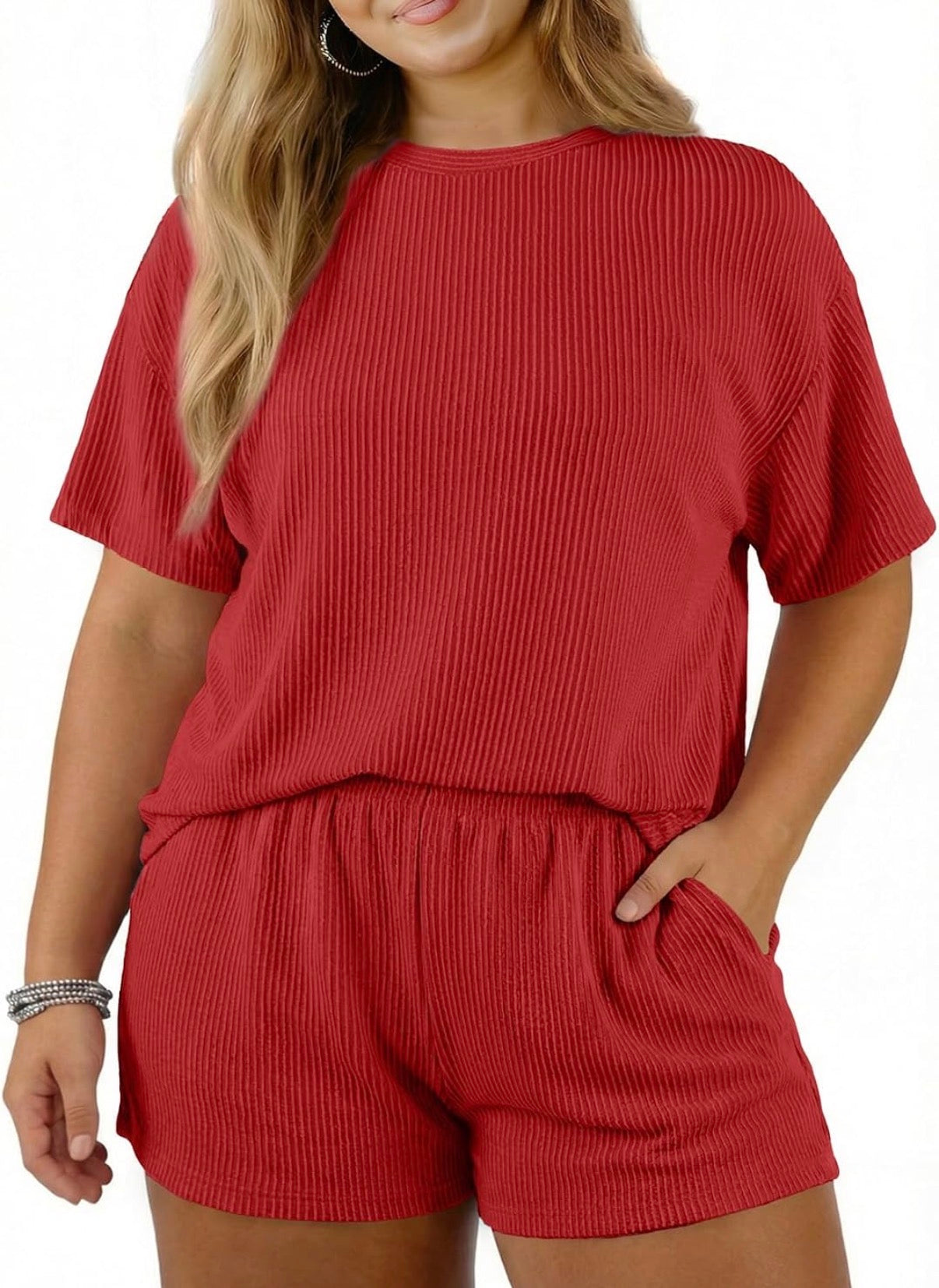 Curve Comfort Ribbed Lounge Set
