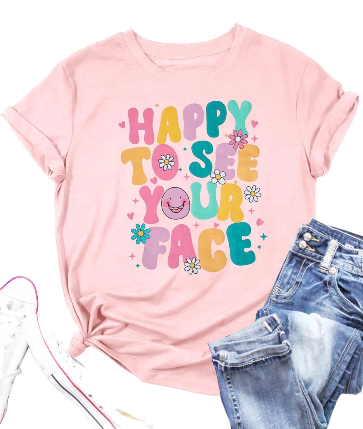 Happy to See Your Face Tee