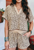Wild Roots Leopard Lounge Set